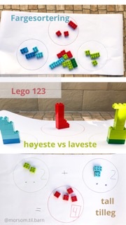 Lego 123 Ideer @morsom.til.barn