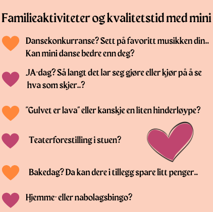 Picture Kvalitetstid og familieaktiviteter med mini - 1