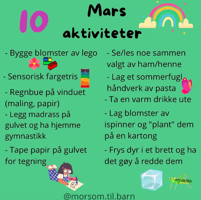 Bilde Våraktiviteter fra @morsom.til.barn - 1