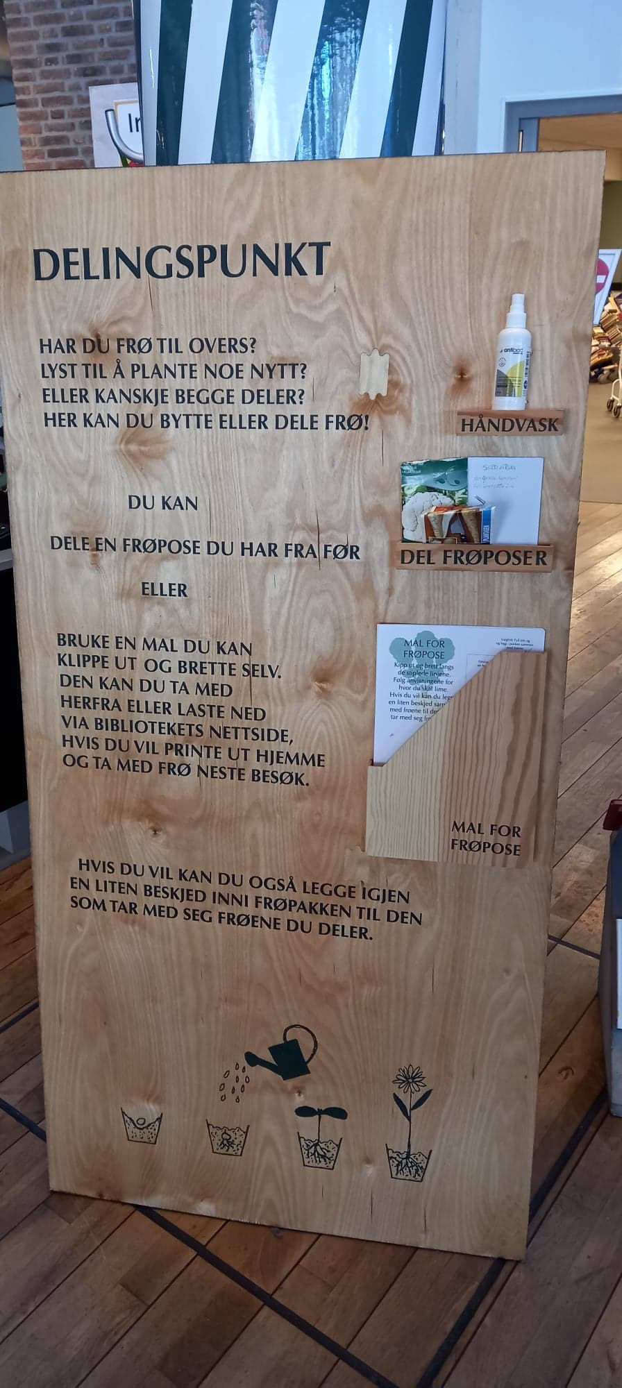 Frøstasjon og frøbytte!