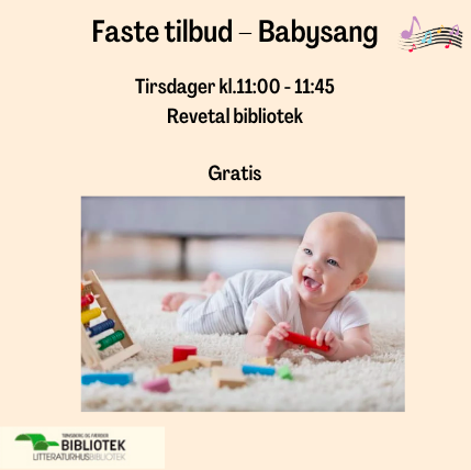 Fast tilbud- babysang på Revetal bibliotek