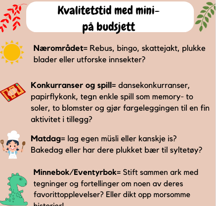 Picture Kvalitetstid med mini- på budskjett - 1